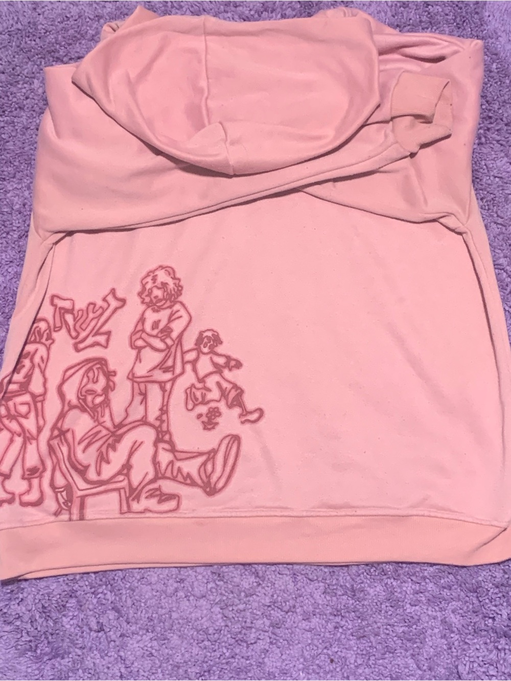 Men's V-Neck Sweater - Pink